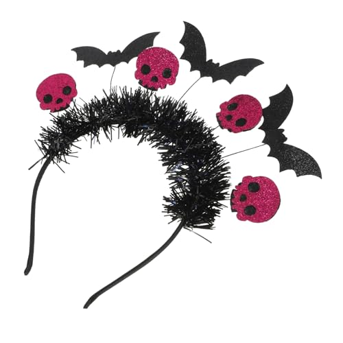 iplusmile Halloween Schädel Stirnband mit Fledermaus und Spinnenmotiv Komfortabler Kopfschmuck für Kostümparty Vielseitiges Halloween Accessoire für Party Cosplay und Themenveranstaltungen iplusmile Halloween Schädel Stirnband mit Fledermaus und Spinnenmotiv Komfortabler Kopfschmuck für Kostümparty Vielseitiges Halloween Accessoire für Party Cosplay und Themenveranstaltungen von iplusmile