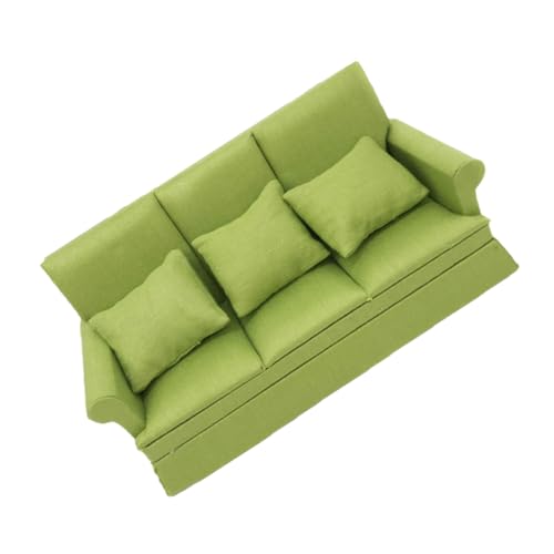 iplusmile Maßstab Langlebige Birkenholz Couch mit Kissen Puppenhaus Möbel Zubehör Detailreiche Miniaturmöbel für Puppenhaus Dekoration iplusmile Maßstab Langlebige Birkenholz Couch mit Kissen Puppenhaus Möbel Zubehör Detailreiche Miniaturmöbel für Puppenhaus Dekoration von iplusmile