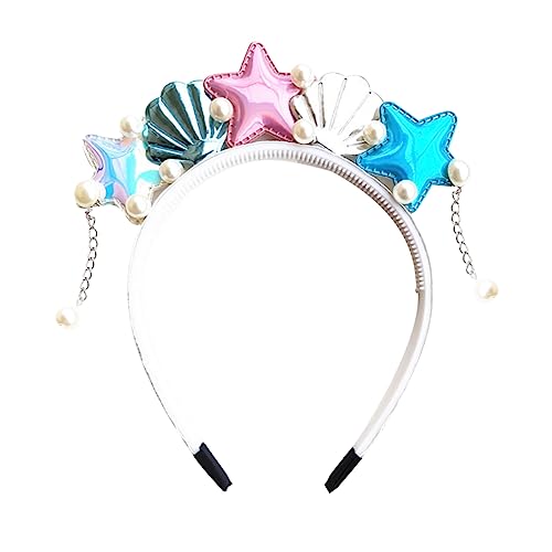 iplusmile Meerjungfrau Haarreif mit Seestern und Leichtes Ocean Themed Stirnband Süßes Kostüm Zubehör für Mädchen für Karneval Geburtstag und Strandparty iplusmile Meerjungfrau Haarreif mit Seestern und Leichtes Ocean Themed Stirnband Süßes Kostüm Zubehör für Mädchen für Karneval Geburtstag und Strandparty von iplusmile