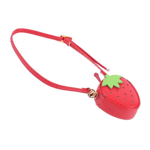 iplusmile Mini Erdbeer Handtasche für Puppen Strapazierfähiges PU Material Kleine Crossbody Tasche Niedliches Design Geeignet für Bjd Puppen Outfits Puppenaccessoire iplusmile Mini Erdbeer Handtasche für Puppen Strapazierfähiges PU Material Kleine Crossbody Tasche Niedliches Design Geeignet für Bjd Puppen Outfits Puppenaccessoire von iplusmile