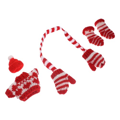 iplusmile Mini Puppenkleider Winter Strickmütze Handschuhe Pullover Socken für Puppen Weiche Warme Winteraccessoires für Dekorieren iplusmile Mini Puppenkleider Winter Strickmütze Handschuhe Pullover Socken für Puppen Weiche Warme Winteraccessoires für Dekorieren von iplusmile