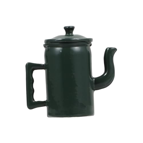 iplusmile Miniatur Puppenhaus Kaffeemaschine aus Aluminiumlegierung Realistische Mini Wasserkanne mit Deckel Grün Langlebig und Dekorativ für Puppenhaus Zubehör iplusmile Miniatur Puppenhaus Kaffeemaschine aus Aluminiumlegierung Realistische Mini Wasserkanne mit Deckel Grün Langlebig und Dekorativ für Puppenhaus Zubehör von iplusmile