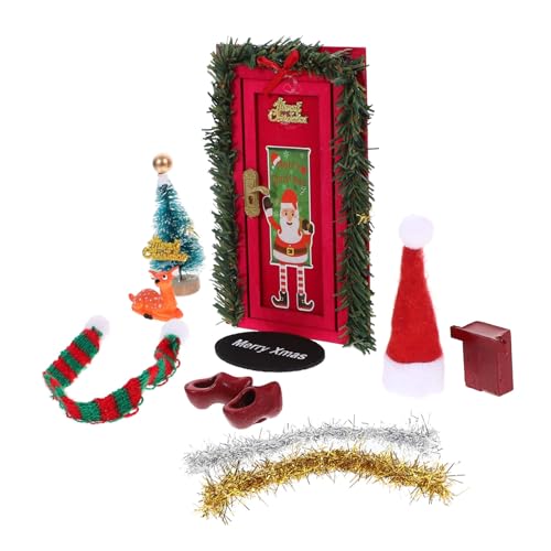 iplusmile Miniatur Puppenhaus Tür Weihnachtsdeko DIY Zubehör für Puppenhaus Szenen Wohnzimmer Küche Vielseitig Kombinierbar Bjd Modell Weihnachtsatmosphäre für Sammler iplusmile Miniatur Puppenhaus Tür Weihnachtsdeko DIY Zubehör für Puppenhaus Szenen Wohnzimmer Küche Vielseitig Kombinierbar Bjd Modell Weihnachtsatmosphäre für Sammler von iplusmile