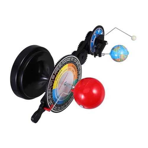 iplusmile Planetenmodell des Sonnensystems Sonnensystem Modell Desktop-Astronomie-Kit Dekoration des Sonnensystems Sonne und Mond Solarsystem-Kit Solarspielzeug Plastik von iplusmile