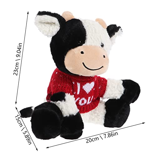iplusmile Plüschtier Kuschelige Kuh Puppe Sitzend Niedliches Dekoration Weiches Stofftier für Mädchen Jungen iplusmile Plüschtier Kuschelige Kuh Puppe Sitzend Niedliches Dekoration Weiches Stofftier für Mädchen Jungen von iplusmile
