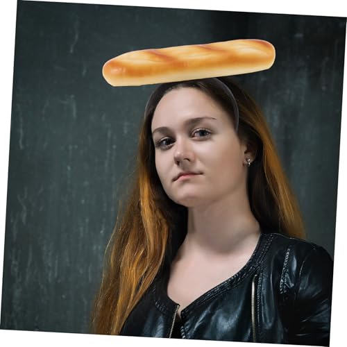 iplusmile Realistisches Baguette Haarreifen Kostüm Stirnband für Frauen und Mädchen Festliches Accessoire für Party Cosplay Live Streaming Spa Make Up iplusmile Realistisches Baguette Haarreifen Kostüm Stirnband für Frauen und Mädchen Festliches Accessoire für Party Cosplay Live Streaming Spa Make Up von iplusmile