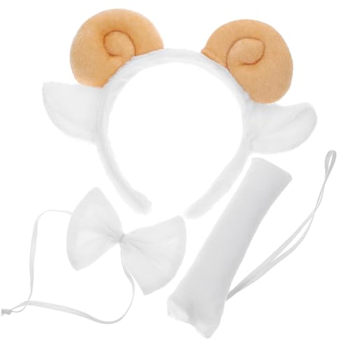 iplusmile Schafkostüm Haarreif mit Weichen Lammohren Kuschelige Tierohren Stirnband für Damen Leichtes und Bequemes Halloween Cosplay Zubehör Modisches Haarschmuck Accessoire iplusmile Schafkostüm Haarreif mit Weichen Lammohren Kuschelige Tierohren Stirnband für Damen Leichtes und Bequemes Halloween Cosplay Zubehör Modisches Haarschmuck Accessoire von iplusmile