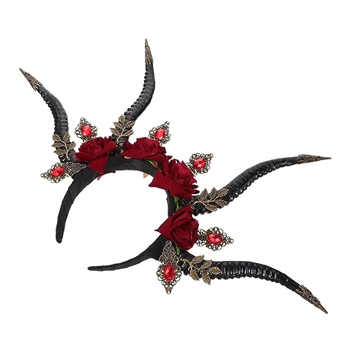 iplusmile Teufelshörner Haarreif mit Dunklem Hörner Design Dekorativer Kopfschmuck für Halloween und Festivalpartys Vielseitiges Party Accessoire für Kostüm und Karnevalsfeiern iplusmile Teufelshörner Haarreif mit Dunklem Hörner Design Dekorativer Kopfschmuck für Halloween und Festivalpartys Vielseitiges Party Accessoire für Kostüm und Karnevalsfeiern von iplusmile