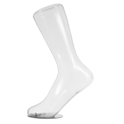 iplusmile Transparentes Fußmodell Magnetischer Fußmodell Socken-Ausstellungsständer Transparente Fußmodell für Socken Klares Fußmodell Socken Präsentationsständer Puppe Socken zeigen Plastik von iplusmile