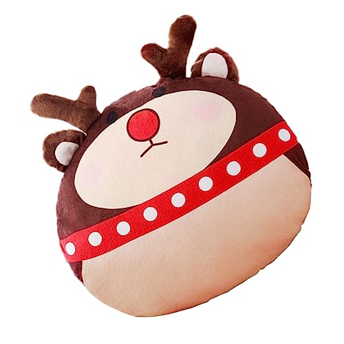 iplusmile Weiches Plüsch Wurfkissen mit Handwärmer Funktion Cartoon Elch Design Kuscheltier für Winter und Weihnachtszeit iplusmile Weiches Plüsch Wurfkissen mit Handwärmer Funktion Cartoon Elch Design Kuscheltier für Winter und Weihnachtszeit von iplusmile
