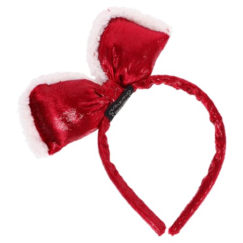 iplusmile Weiches Weihnachts Haarband mit Schleife Flexibler Damen Haarreif Festliches Kopfschmuck Accessoire für Frauen und Teens Vielseitig Kombinierbar für Feiertage und Partys iplusmile Weiches Weihnachts Haarband mit Schleife Flexibler Damen Haarreif Festliches Kopfschmuck Accessoire für Frauen und Teens Vielseitig Kombinierbar für Feiertage und Partys von iplusmile