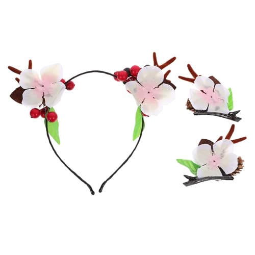iplusmile Weihnachtliche Haarklammern Teilig Rentier Geweih Haarspangen Leicht für Damen Mädchen Festliche Haaraccessoires für Party Cosplay Bühnenauftritte iplusmile Weihnachtliche Haarklammern Teilig Rentier Geweih Haarspangen Leicht für Damen Mädchen Festliche Haaraccessoires für Party Cosplay Bühnenauftritte von iplusmile