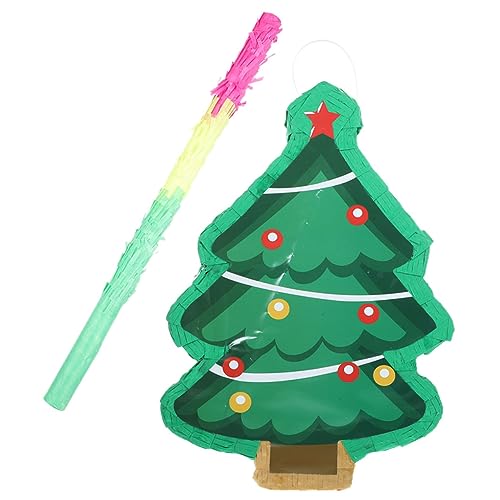 iplusmile Weihnachtsbaum Pinata mit Schlagstab Gefüllte Partydeko für Familienfeiern und Festlichkeiten Kompakt Leicht Geeignet für Süßigkeiten Kleine Geschenke Partyspiel iplusmile Weihnachtsbaum Pinata mit Schlagstab Gefüllte Partydeko für Familienfeiern und Festlichkeiten Kompakt Leicht Geeignet für Süßigkeiten Kleine Geschenke Partyspiel von iplusmile