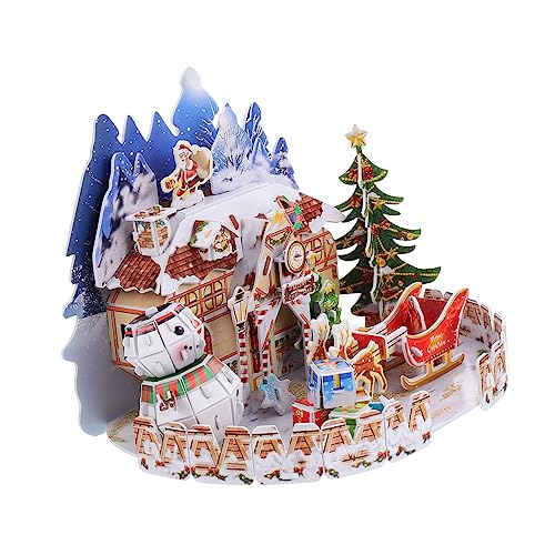iplusmile Weihnachtsbausteine Ab Jahre DIY Puzzle Haus Bausatz mit Detailreichen Robustes Baumaterial Fördert Kreativität und Geduld Festliche Dekoration iplusmile Weihnachtsbausteine Ab Jahre DIY Puzzle Haus Bausatz mit Detailreichen Robustes Baumaterial Fördert Kreativität und Geduld Festliche Dekoration von iplusmile
