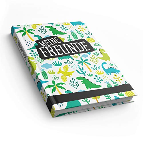 itenga Freundebuch Dinos Dinosaurier Muster Meine Freunde DIN A5 88 Seiten itenga Freundebuch Dinos Dinosaurier Muster Meine Freunde DIN A5 88 Seiten von itenga