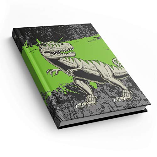 itenga Notizbuch T-Rex Notizbuch Freundschaftsbuch Lesezeichen Notizen Schule Freizeit DIN A5 von itenga