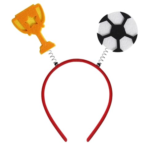 Fußball-Stirnbänder, Fußball-Bopper - Bopper Game Day Haarband Haarschmuck - Auffällige Jubel-Requisiten, Kopfbedeckungsdekorationszubehör für Fußballspiele 2024 und Mottopartys von itrimaka