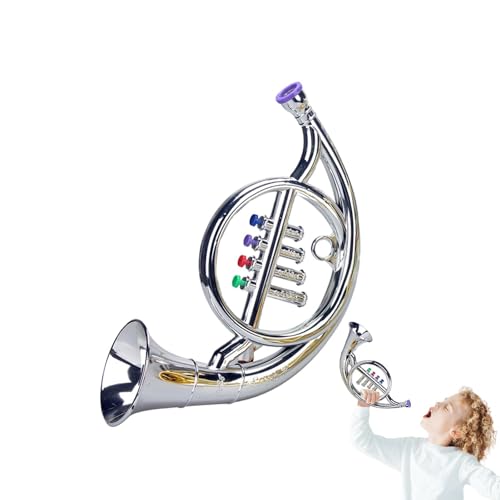 Horn-Musikinstrument, Spielzeug-Saxophon - Spielzeug-Horn-Instrumenten-Requisiten,Multifunktionales frühes Lernspielzeug, Simulationsmusikinstrument für Kleinkinder, Mädchen, , Anfänger, von itrimaka