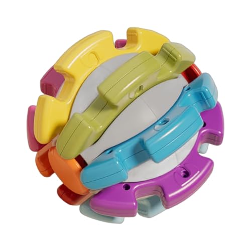 itrimaka Kinder-Puzzle-Ball-Spielzeug,Ball-Puzzle-Spielzeug für Kinder,Formlern-Puzzleball-Spielzeug für Mädchen - Regenbogen-Bauball-Kinderspielzeug für, Mädchen, Kinder, Kleinkinder von itrimaka