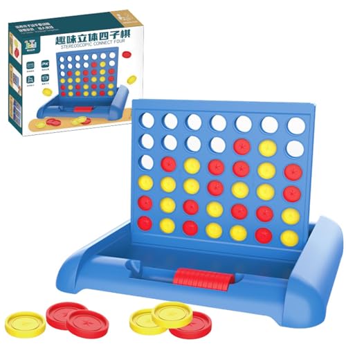 itrimaka Vier-in-Einer-Reihe-Spiel,4-in-Einer-Reihe-Tischspiel,Klassisches Familienspielzeug | 4 in Einer Reihe faltbares Brettspiel, klassisches Familienspielzeug, Lernspielzeug für Kinder und von itrimaka