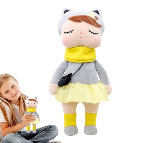 itrimaka Weiche Puppe, Stoffpuppe | Buddy Doll Toy Wear Tieranzug,Weiche, Bequeme, handwerkliche Stoffpuppe für Bettwäsche, Wohnzimmer, Kinder-Mädchen-Raumdekoration von itrimaka