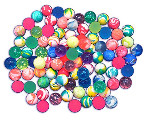 jameitop® 🔵 1500 FLUMMIS gemixte bunte Farben (frost/Verlauf/Neon) 2 cm Spring Ball von jameitop