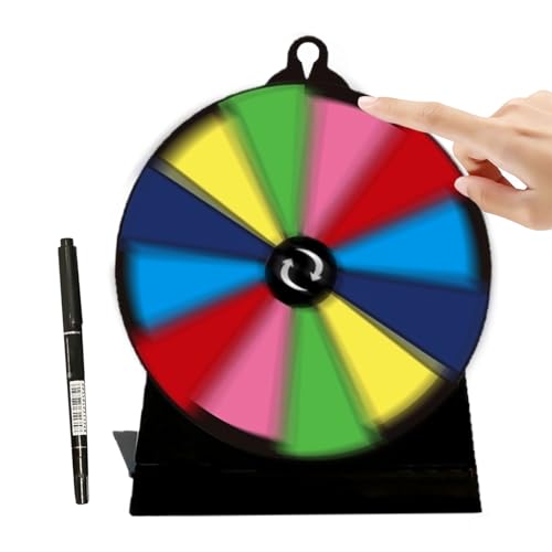 jamgeery Drehrad für Preise, Glücks-Spinner-Rad mit Ständer, multifunktionaler Tisch-Drehteller für Karneval, Auftritte, Partys, kommerzielle Veranstaltungen, Messen, Supermärkte jamgeery Drehrad für Preise, Glücks-Spinner-Rad mit Ständer, multifunktionaler Tisch-Drehteller für Karneval, Auftritte, Partys, kommerzielle Veranstaltungen, Messen, Supermärkte von jamgeery