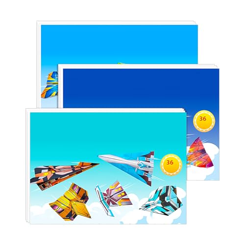 jamgeery Papierflieger Set,108 Bögen Flugzeug Bastelpapier Für Kinder | Sinnespiel Lernspielzeug Für Kinder jamgeery Papierflieger Set,108 Bögen Flugzeug Bastelpapier Für Kinder | Sinnespiel Lernspielzeug Für Kinder von jamgeery