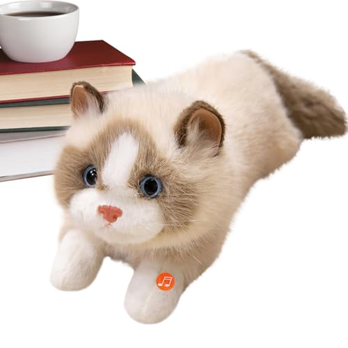 jamgeery Stofftier Katze,Realistische Katze Plüschtiere Kuscheltiere | Deko Mit Sound Für Schlafzimmer Wohnzimmer Weihnachten Geburtstag Klassenpreis Mädchen Kinder jamgeery Stofftier Katze,Realistische Katze Plüschtiere Kuscheltiere | Deko Mit Sound Für Schlafzimmer Wohnzimmer Weihnachten Geburtstag Klassenpreis Mädchen Kinder von jamgeery