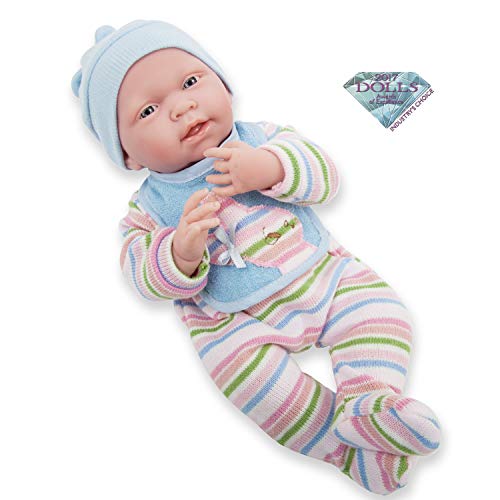 JC TOYS -La Newborn Attribut Nicht anwendbar auf Babypuppe Produkt, Farbe Blau (18057) von jc toys