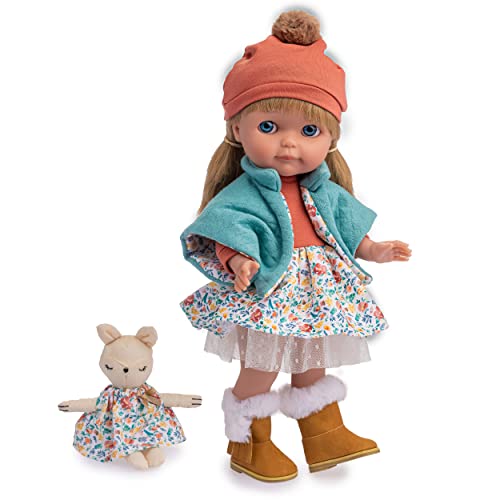 JC Toys Chloe by Berenguer | 38,1 cm große Modepuppe aus der Nature Collection | langes Blondes Haar | mehrteiliges abnehmbares Fasion-Outfit | Alles Vinyl beweglich, Chloe - von jc toys