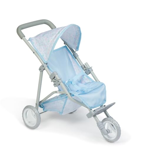 JC TOYS 81490Blue Kinderwagen, Geblümt, Blau, 3 Rollen von jc toys