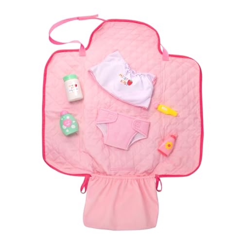 Missy Kissy Wickeltasche, faltbar, 7-teiliges Geschenkset von jc toys