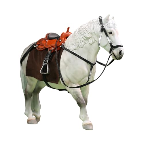 jdstty 1/12 Action Figure Pack Horse Model Figur Für Bildungs Und Dekorationsnutzungsszene Mit Dekorationszubehör Anzeigen von jdstty