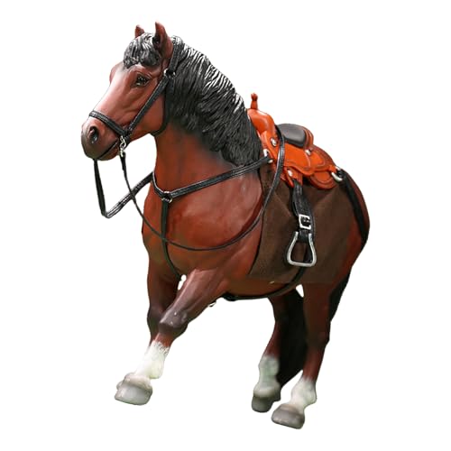 1/12 Action Figure Pack Horse Model Figur Für Bildungs Und Dekorationsnutzungsszene Mit Dekorationszubehör Anzeigen von jdstty