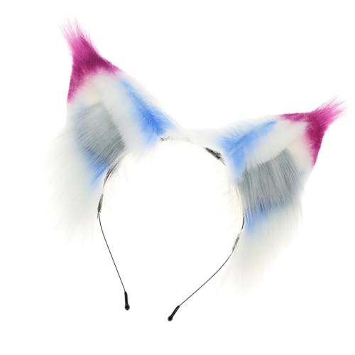 Pelzige Tierohr Cosplay Hairhoop Anime Charakter Kostüm Halloween Kopfwege Frauen Rollenspiele Spiel Hairhoop Party Supply von jdstty