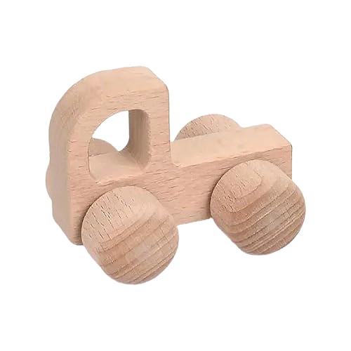 jdstty Baby Holz Spielzeugauto Tierdesigns Schieben Auto Spielzeug Einfache Für Jungen Mädchen Kinderzimmer Decors Kleinkind Handkenntnis Lernen Spielzeug von jdstty