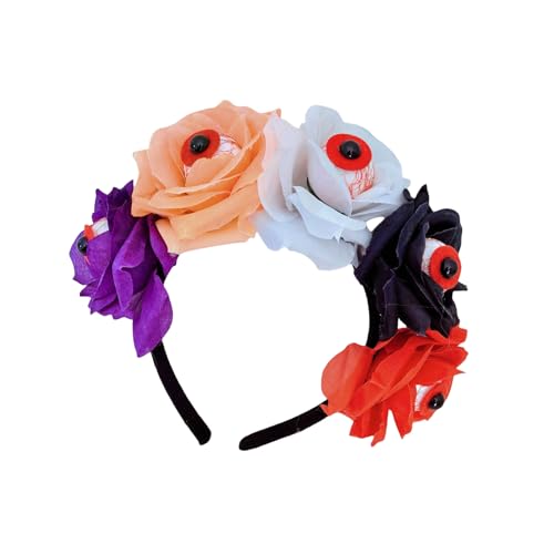 jdstty Blutender Augapfel Teufel Rose Stirnband Dunkle Blume Für Karneval Party Handgemachte Halloween Party Kostüm Teufel von jdstty