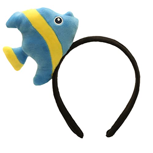 jdstty Haarreif mit Cartoon-Fisch, 3D-Fisch-Stirnband für Mädchen, Jungen, Vorschule, Kinder, Party-Requisiten, Kopfbedeckung, Meeresfisch, Haarreif von jdstty