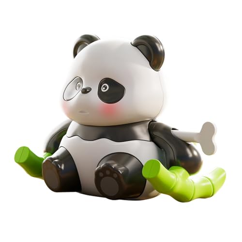 jdstty Kreative Fensterdekoration Vintage Cartoon Panda Somersault Windup Spielzeugstreich Für Home Club Display Dekoration von jdstty