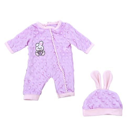 jdstty Warmer Jumpsuit Strampler Pyjama Purry Overalls Für 18 Zoll Mädchen Puppen Outfit Girl Puppen Casual Clothes Accessoires von jdstty