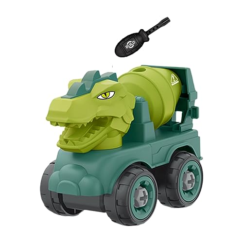 Infant Engineering Vehicle Schraube Montieren Dinosaurier Spielzeug Jungen Mädchen Vorschule Frühe Pädagogische Modell Für Kind Geschenk Dinosaurier Spielzeug Für Kinder 3-5 Dinosaurier Spielzeug von jebyltd