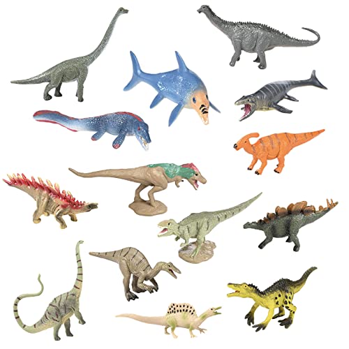 jebyltd 14 Stück Simulation Dinosaurier Spielzeug Für Kinder Kinder Actionfiguren Dinosaurier Figuren Home Modelle Home Dekore Dinosaurier Figuren von jebyltd