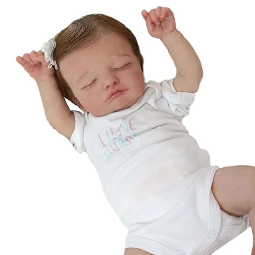 jebyltd 49 cm Realistisch Für Sammler Und Baby Enthusiasten. Bringen Sie Komfort In Ihr Zuhause. Wiedergeburt Realistisches Gewicht Lebendiges Baby Realistisch Für Mädchen Realistisch von jebyltd