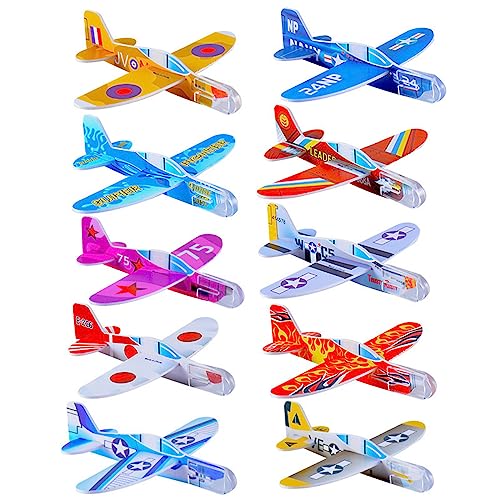 jebyltd Flugzeug Spielzeug Segelflugzeuge Flugzeug Für Kinder Outdoor Spielzeug Für Jungen Und Mädchen Sicher Und Lustig Fliegende Segelflugzeuge Einfache Wurfflugzeuge Geschenke Flugzeug Spielzeug 3 von jebyltd