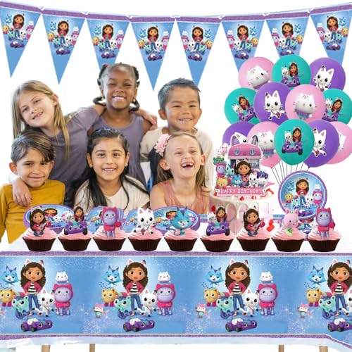 Partygeschirr,Party Supplies Set Geschirr Set Geburtstag Geschirr Kit Party Deko Partygeschirr Kindergeburtstag Tischdeko Kinder l Party Supplies Dekoration von jerryfly