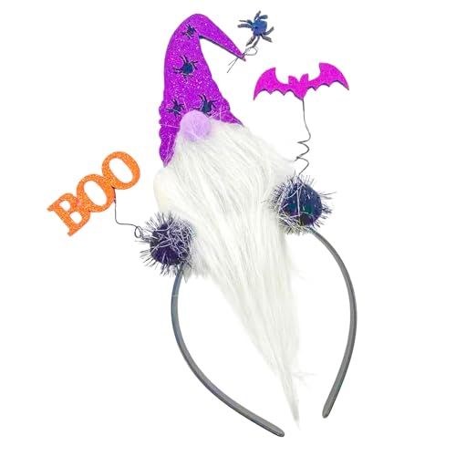 jiingekk Halloween-Kostüm, Glitzer, Stirnband, Bühnen-Kopfbedeckung, Halloween-Party-Requisiten, Spinnen, Stirnband, Zubehör von jiingekk