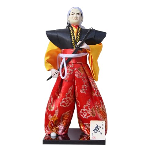 jiingekk Handgefertigte japanische Samurais-Puppen in Kimonos, 30,5 cm, für Kunstliebhaber und Heimdekoration jiingekk Handgefertigte japanische Samurais-Puppen in Kimonos, 30,5 cm, für Kunstliebhaber und Heimdekoration von jiingekk