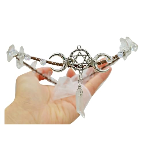 jiingekk Hexe Kristall Braut Stirnband Mond für Karneval Party Handgemachte Party Cosplay Kostüm Braut Zubehör von jiingekk