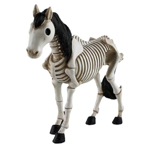 jileijar Halloween Tier-Skelett Knochen Horror Pferd Ornamente Eidechse gruselige Dekoration Design Party Requisiten Geschenk Neu Y7P7 für Kinder von jileijar